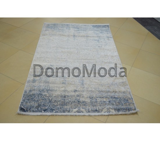 Акриловий килим La cassa 6525A d.blue-cream - Висока якість за найкращою ціною в Україні зображення 5.